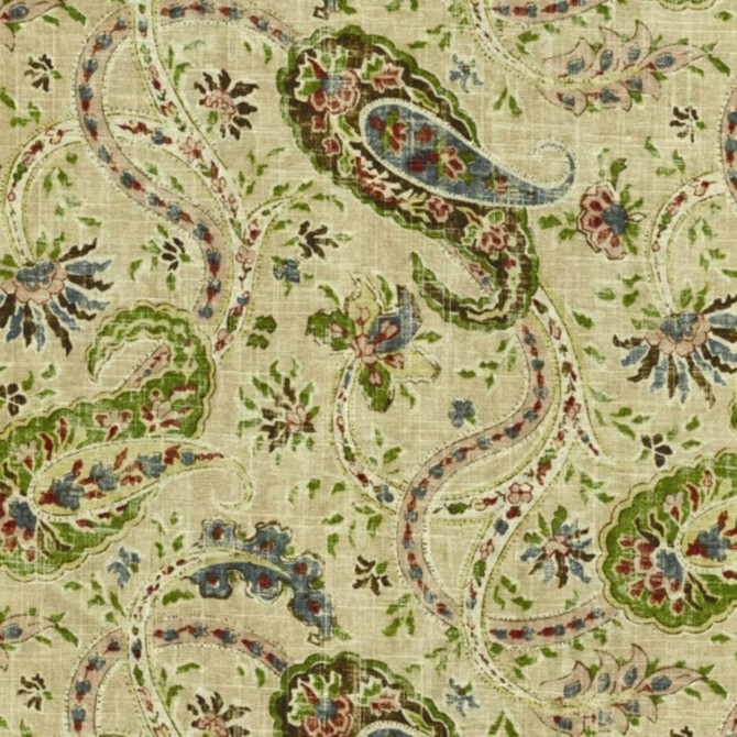 RM CoCo Fabric Mystery Linen Exotic Bohemia 55% Flax 45% Rayon See Sample 0 Horizontal: 13.5 and Vertical: 13.25 54 - My Fabric Connection -