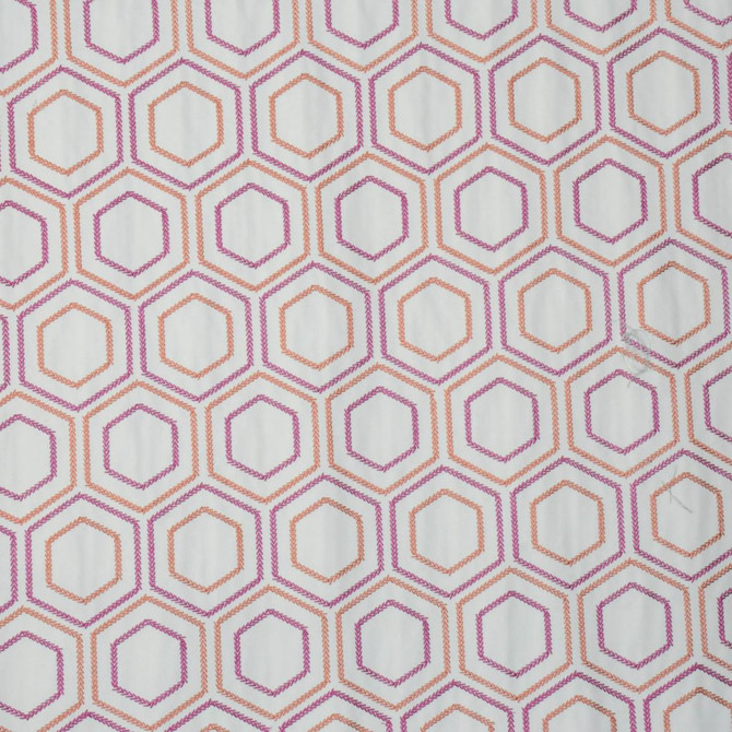 RM CoCo Fabric Juno Persimmon Bouquet 100% Polyester See Sample 0 Horizontal: 5.25 and Vertical: 9 55 - My Fabric Connection -
