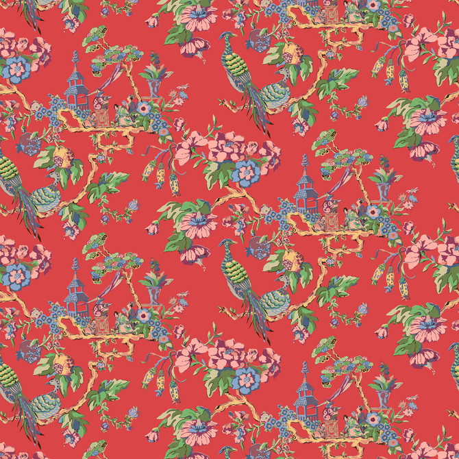 Bassett Mcnab Fabric 7224-1 Oriental Sage Fabric ENGLAND </p><p>Repeat: H: 54.000, V: 25.250 54 in - My Fabric Connection -