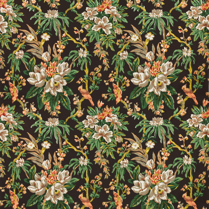 Bassett Mcnab Fabric 7535-11 Veranda BASSETT MCNAB PRINTS 60%LIN 40%COT USA </p><p>Repeat: 27.5 54 in - My Fabric Connection -