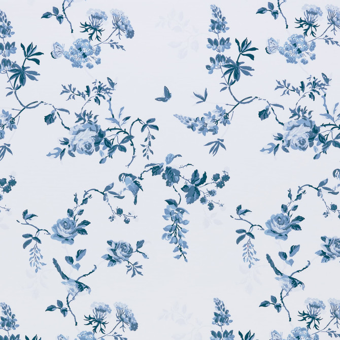 Stout Fabric Coventry 1 Denim Fabric TURKEY </p><p>Repeat: H: 18.125, V: 25.125 55 in - My Fabric Connection -