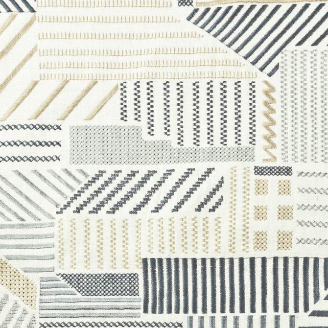 Stout Fabric Fourfold 3 Stone Fabric 100%Cot %Vemb India </p><p>Repeat: H: 25.5, V: 16.125 50 in - My Fabric Connection -