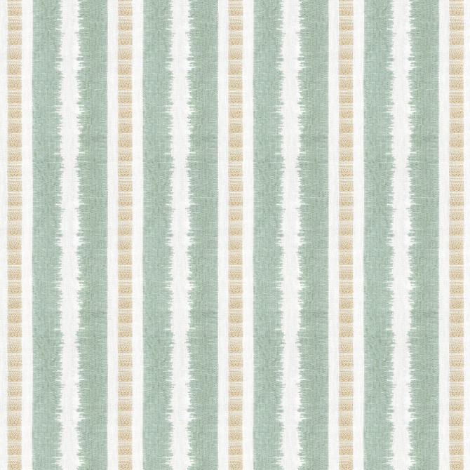 Stout Fabric Franklin 2 Mineral RAINBOW LIBRARY SPRAY/SHORELINE 60%LIN 40%COT %BEMB INDIA Horizontal: 8.375 and Vertical: 15.75 51 in - My Fabric Connection -