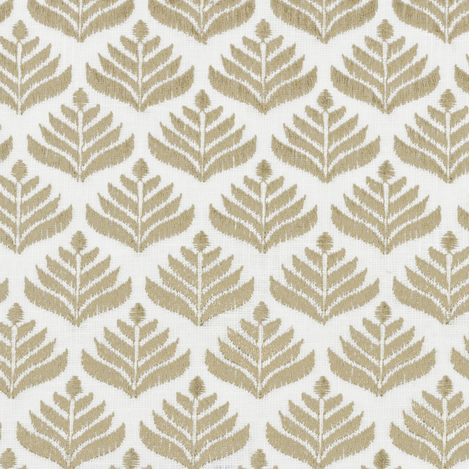 Stout Fabric Narvick 2 Taupe COLOR MY WINDOW CHALK/TAUPE 89%POL 11%COT INDIA Horizontal: 1.875 and Vertical: 2.375 51.13 in - My Fabric Connection -