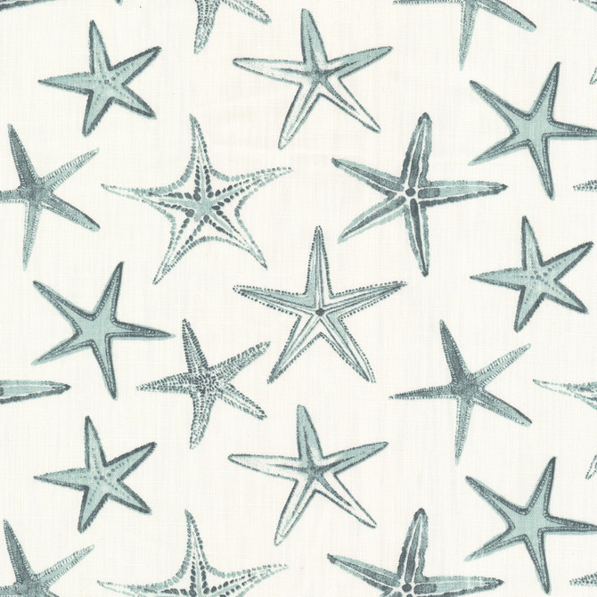 Stout Fabric Seagate 1 Teal COMFORTABLE LIVING MINERAL/TEAL 85%COT 15%LIN PAKISTAN Horizontal: 27.250 and Vertical: 12.250 54 in - My Fabric Connection -