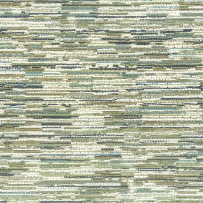 Stout Fabric Zinnia 1 Caribbean LIVING IS EASY SEASPRAY/LAGOON 56%POL 44%COT USA PERFORMANCE RATED FABRIC FLAME RETARDANT-U.F.A.C. CLASS 1 CATB 117-2013 WYZENBEEK 33 000 DOUBLE RUB WEAR TEST (HEAVY DUTY) Horizontal: 14.625 and Vertical: 15.25 55.75 in - My Fabric Connection -