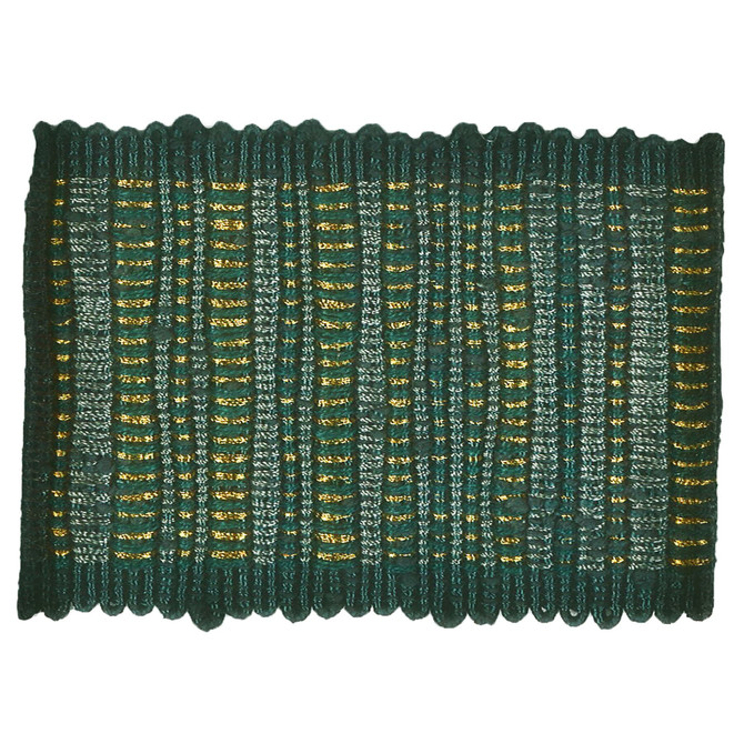 Stout Trim Action 3 Lagoon ILLUMINATE TRIM 64%COT 26%SVI 5%LIN 5%MTL CHINA Horizontal: 0 and Vertical: 0 2.5 in - My Fabric Connection -