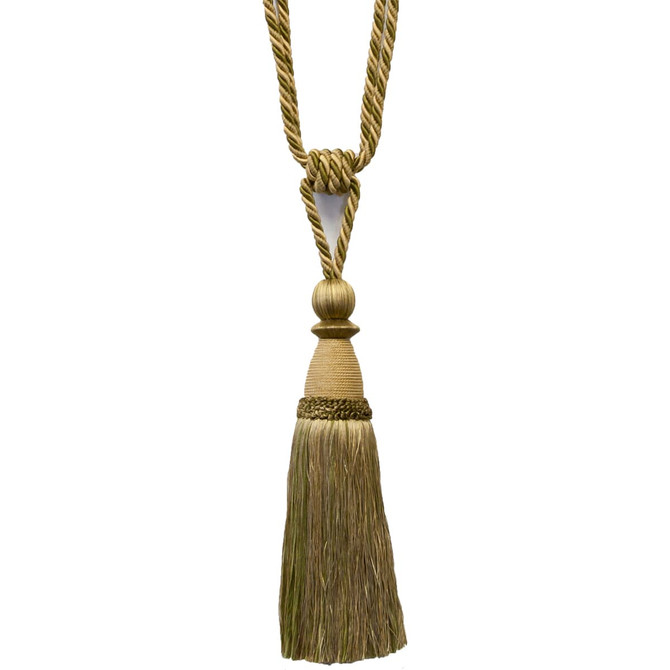 Stout Trim Alhambra 32 Sagebrush ART OF DESIGN TRIM-2 TASSEL FRINGE 85%SVI 15%COT CHINA Horizontal: 0 and Vertical: 0 12 in - My Fabric Connection -