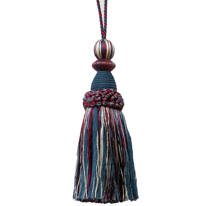 Stout Trim Battersea 19 Americana ART OF DESIGN TRIM-2 TASSEL FRINGE 100%SVI CHINA </p><p>Repeat: 0 5.5 in - My Fabric Connection -