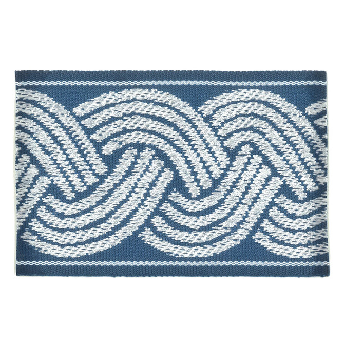 Stout Trim Blenheim 5 Frenchblue INSIGHTS TRIM 56%POL 44%SVI CHINA Horizontal: 2.875 and Vertical: 0 2.63 in - My Fabric Connection -