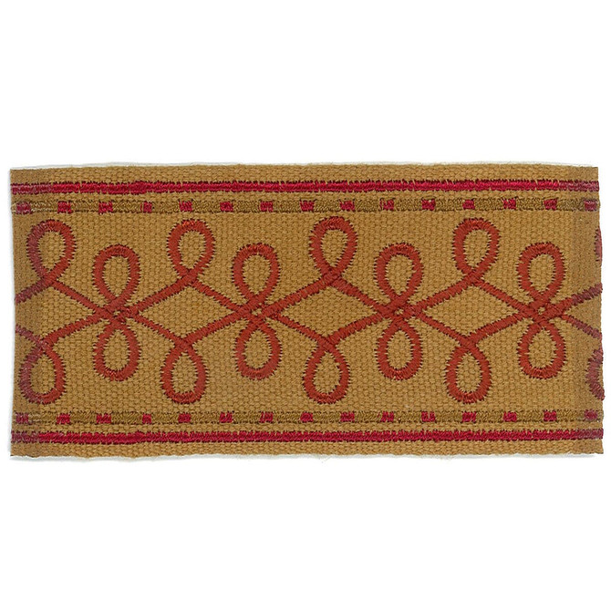 Stout Trim Katherine 9 Gingersnap ACCENTS TAPES & BORDERS 100%SVI CHINA Horizontal: 1 and Vertical: 0 2 in - My Fabric Connection -