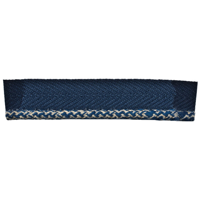 Stout Trim Ranch 5 Navy TREND ALERT TRIM 43%SVI 34%POL 21%COT 2%NYL CHINA Horizontal: 0 and Vertical: 0 0.13 in - My Fabric Connection -