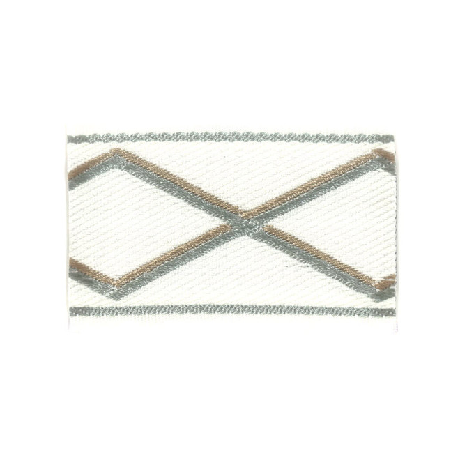 Stout Trim Yakima 6 Shoreline METROPOLITAN TRIM 52%SVI 48%POL CHINA Horizontal: 2.75 and Vertical: 0 2.25 in - My Fabric Connection -