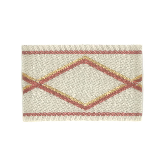 Stout Trim Yakima 7 Tile METROPOLITAN TRIM 52%SVI 48%POL CHINA Horizontal: 2.75 and Vertical: 0 2.25 in - My Fabric Connection -