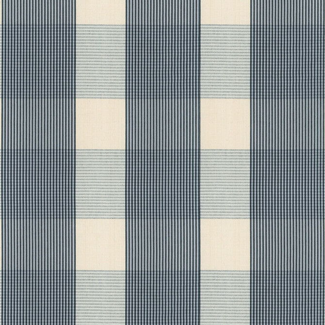 Schumacher Fabric Avon Gingham Plaid Indigo/Sky 63024 COUNTRY HOUSE COTTONS See Sample INDIA . </p><p>Repeat: Horizontal: 6 3/4" (17CM) and Vertical: 6 3/4" (17CM) 54" WIDE (137CM) - My Fabric Connection -