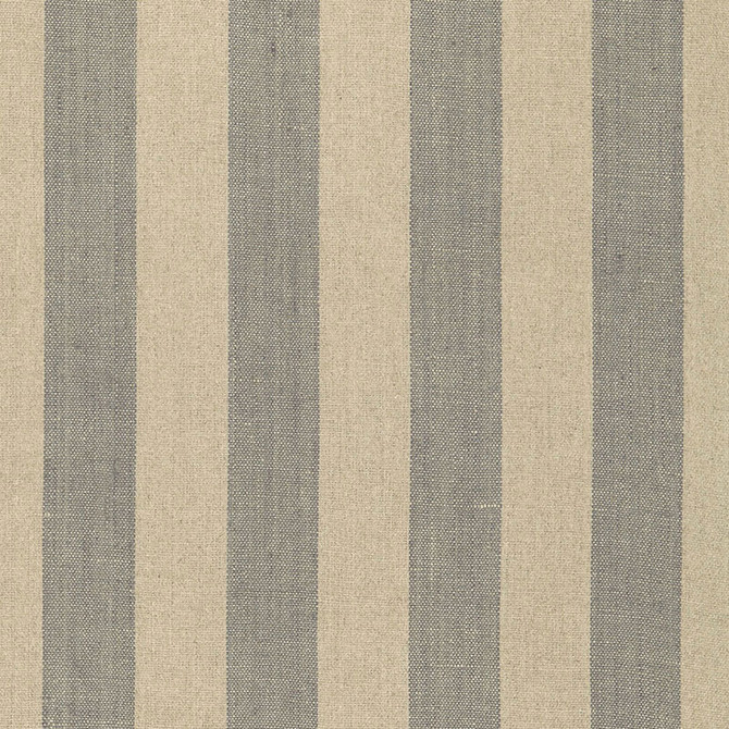 Schumacher Fabric Augustin Linen Stripe Steel / Linen 66074 SEA ISLAND STRIPES See Sample INDIA LIGHT DUTY </p><p>Repeat: Horizontal: 5 7/8" (15CM) and Vertical: - 53" WIDE (135CM) - My Fabric Connection -