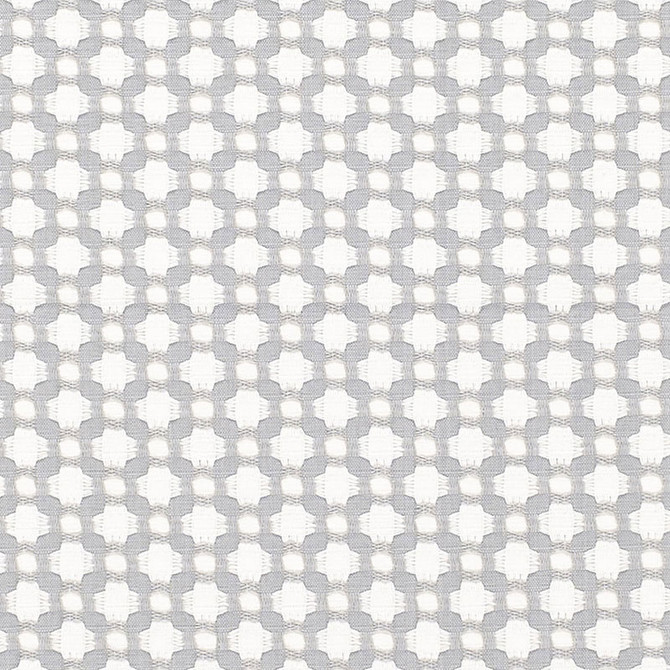Schumacher Fabric Betwixt Zinc/Blanc 65684 ESSENTIALS: SMALL-SCALE UPHOLSTERY I See Sample INDIA MEDIUM DUTY </p><p>Repeat: Horizontal: 1 5/8" (4CM) and Vertical: 1 3/8" (3CM) 54" WIDE (137CM) - My Fabric Connection -