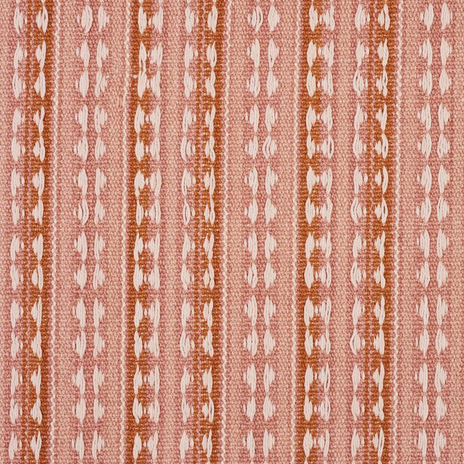 Schumacher Fabric Tarnby Stripe Coral 79082 Scandinavian Modern 3.75" - My Fabric Connection -