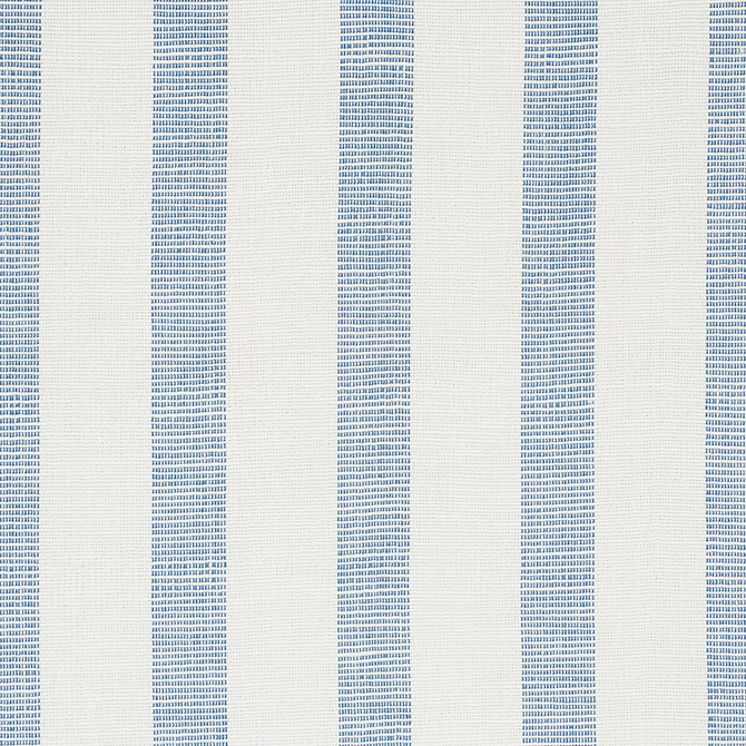 Schumacher Fabric Ketley Performance Stripe Blue 77562 NEW TRADITIONAL II See Sample INDIA - </p><p>Repeat: Horizontal: 6" (15CM) and Vertical: - 55" (140CM) - My Fabric Connection -