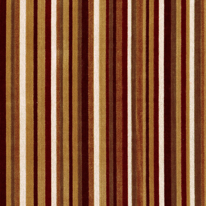 Schumacher Fabric Syncopated Velvet Stripe Bronze / Wine 55322 CUT & PATTERNED VELVETS COTTON 88% VISCOSE 12% ITALY </p><p>Repeat: Horizontal: 13" (33CM) and Vertical: 52.375 - My Fabric Connection -