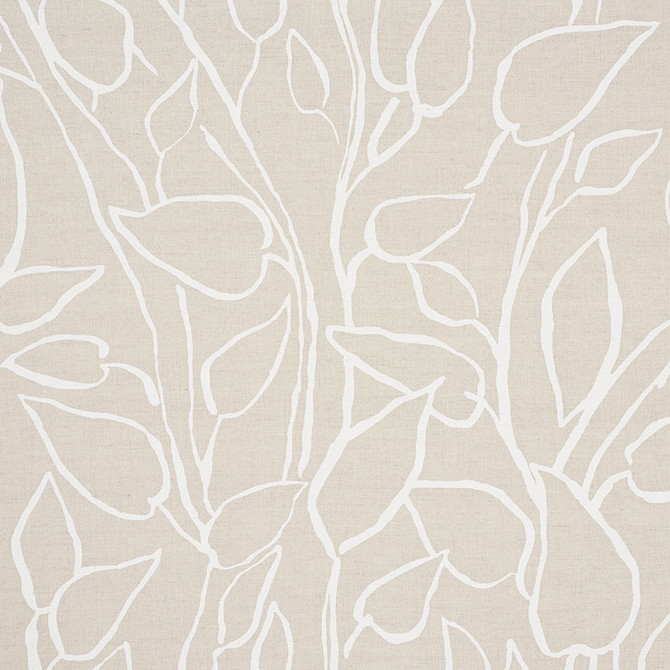 Schumacher Fabric Solandra Vine Natural 178703 FREEHAND See Sample INDIA - </p><p>Repeat: Horizontal: 26 7/8" (68CM) and Vertical: 24 1/2" (62CM) 54 1/4" (138CM) - My Fabric Connection -