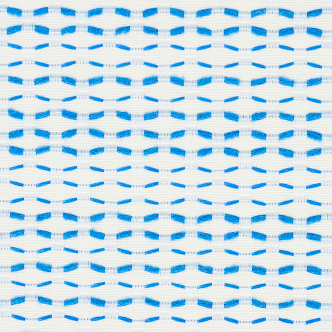 Schumacher Fabric Branford Indoor/Outdoor Blue 78540 INDOOR/OUTDOOR PRINTS & WOVENS V POLYOLEFIN 100% UNITED STATES OF AMERICA WYZENBEEK 50,000 </p><p>Repeat: Horizontal: 1/2" (1CM) and Vertical: 3" (8CM) 54 - My Fabric Connection -