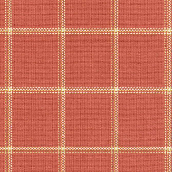 Schumacher Fabric Woodland Plaid Brick 62411 BY NATURE See Sample CHILE HEAVY DUTY </p><p>Repeat: Horizontal: 3 3/8" (9CM) and Vertical: 3 5/8" (9CM) 54" WIDE (137CM) - My Fabric Connection -