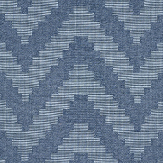 Schumacher Fabric Verne Indigo 76532 WORLD VIEW See Sample ITALY - </p><p>Repeat: Horizontal: 13 5/8" (35CM) and Vertical: 7 1/8" (18CM) 54 1/4" (138CM) - My Fabric Connection -