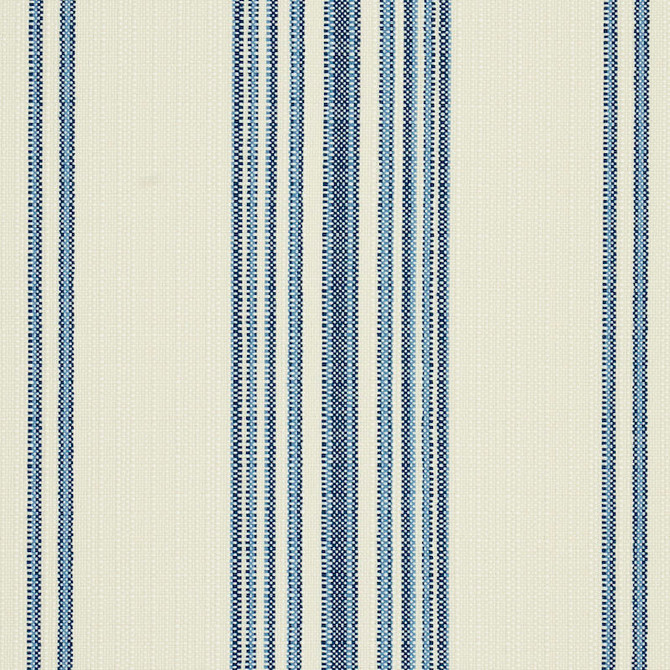 Schumacher Fabric Solana Stripe Indoor/Outdoor Navy 79330 INDOOR/OUTDOOR PRINTS & WOVENS V See Sample UNITED STATES OF AMERICA HEAVY DURABILITY </p><p>Repeat: Horizontal: 9 1/2" (24CM) and Vertical: - 54" (137CM) - My Fabric Connection -