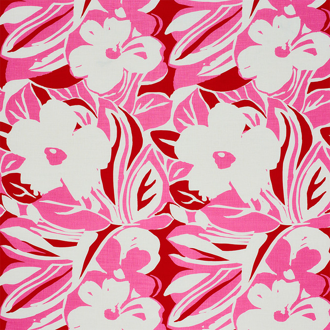 Schumacher Fabric Stevie Pink 178861 FLOWER POWER See Sample SWITZERLAND MEDIUM DURABILITY </p><p>Repeat: Horizontal: 26 1/4" (67CM) and Vertical: 42" (107CM) 54" (137CM) - My Fabric Connection -