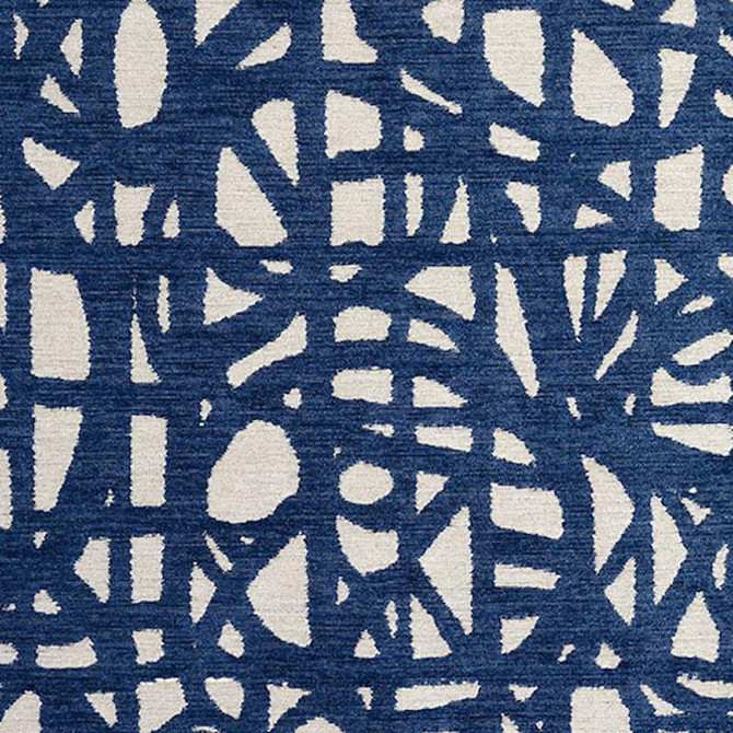 Schumacher Fabric Momentum Blue 76710 Freehand 25.25" - My Fabric Connection -
