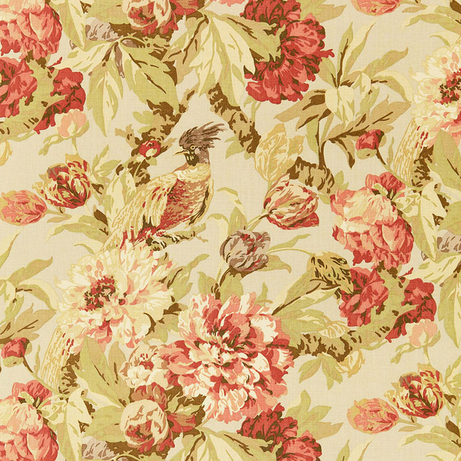 Schumacher Fabric Ashbourne Peony Linen 173832 CLASSIC PRINTS See Sample UNITED KINGDOM . </p><p>Repeat: Horizontal: 27" (69CM) and Vertical: 32" (81CM) 54" WIDE (137CM) - My Fabric Connection -