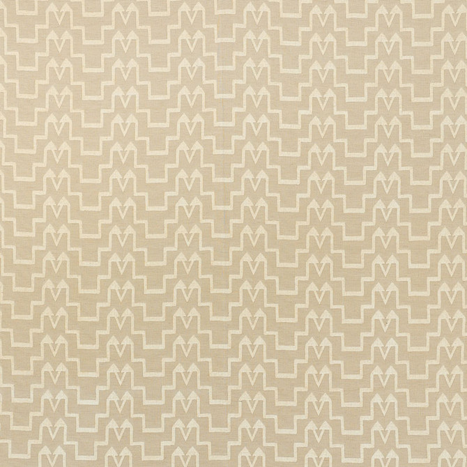 Schumacher Fabric Turkish Step Ivory/Natural 71241 DAVID KAIHOI VISCOSE 65% COTTON 16% TURKEY </p><p>Repeat: Horizontal: 6 1/2" (17CM) and Vertical: 2 3/4" (7CM) 53.5 - My Fabric Connection -
