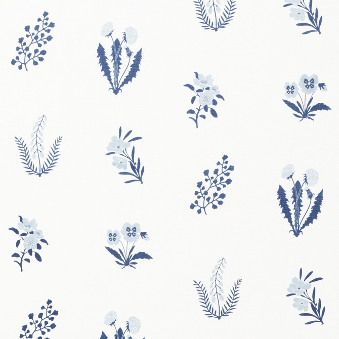 Schumacher Fabric Hilary Blues 177511 SCHUMACHER STUDIO See Sample UNITED STATES OF AMERICA - </p><p>Repeat: Horizontal: 27" (69CM) and Vertical: 22" (56CM) 54" (137CM) - My Fabric Connection -