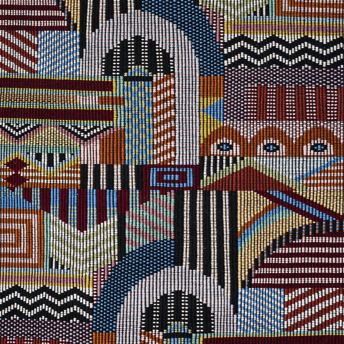 Schumacher Fabric Palomar Hand Woven Brocade Multi 79290 A Rum Fellow 19.0" - My Fabric Connection -