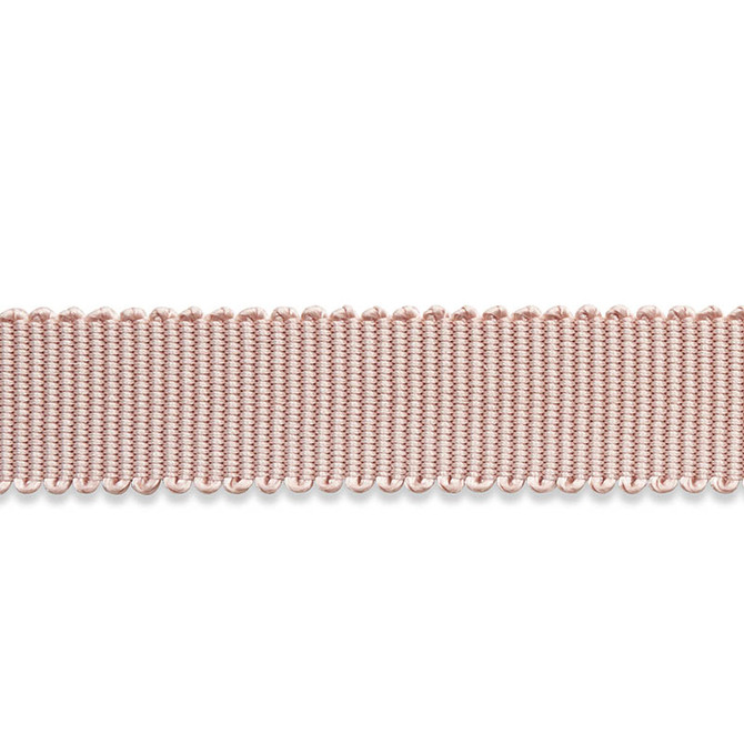 Schumacher Trim Pierre Silk Gimp Narrow Blush 74656 PERFECT BASICS: TRIMS & TASSELS See Sample CHINA - </p><p>Repeat: Horizontal: - and Vertical: - 1/2" (1CM) - My Fabric Connection -