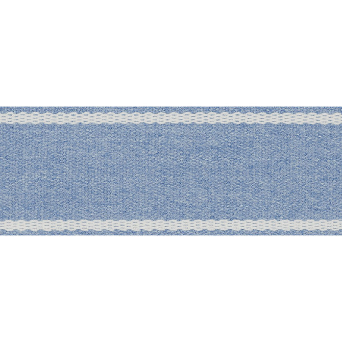 Schumacher Trim Sullivan Tape Blue 72401 ESSENTIALS: INDOOR/OUTDOOR TRIM SOLUTION DYED ACRYLIC 100% ITALY </p><p>Repeat: Horizontal: and Vertical: 2 - My Fabric Connection -