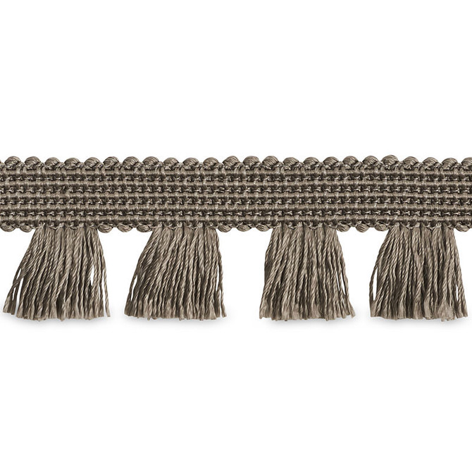 Schumacher Trim Bell Fringe Taupe 70722 COUTURE TRIMS See Sample GERMANY - </p><p>Repeat: Horizontal: 1" (3CM) and Vertical: - 1 1/8" (3CM) - My Fabric Connection -