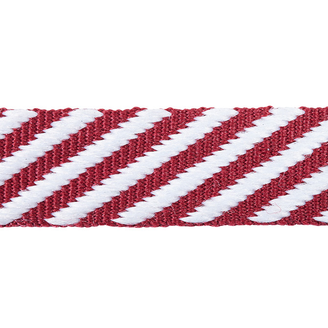Schumacher Trim Twill Tape Burgundy 76104 CLUB CAVALIER See Sample INDIA - </p><p>Repeat: Horizontal: - and Vertical: - 1/2" (1CM) - My Fabric Connection -