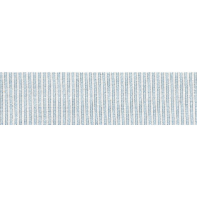 Schumacher Trim Knox Tape Sky 75582 NEW TRADITIONAL See Sample INDIA - </p><p>Repeat: Horizontal: 1/8" (0CM) and Vertical: - 1 3/8" (3CM) - My Fabric Connection -