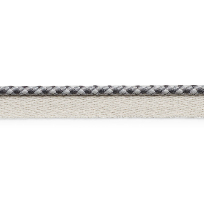Schumacher Trim Keaton Lip Cord Charcoal 74906 PERFECT BASICS: TRIMS See Sample UNITED KINGDOM - </p><p>Repeat: Horizontal: - and Vertical: - 3/4" (2CM) - My Fabric Connection -