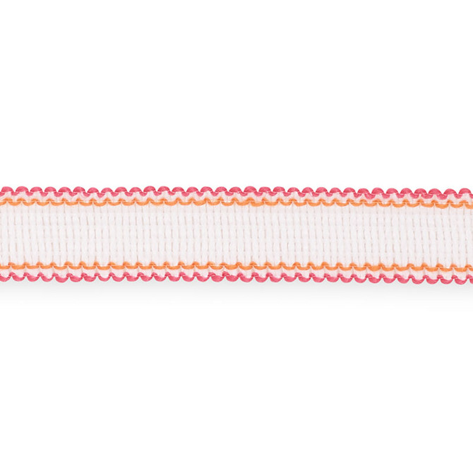 Schumacher Trim Filippa Tape Azalea 73572 INDOOR/OUTDOOR II: PRINTS & WOVENS See Sample UNITED KINGDOM HEAVY DUTY </p><p>Repeat: Horizontal: - and Vertical: 1/8" (0CM) 3/4" (2CM) - My Fabric Connection -