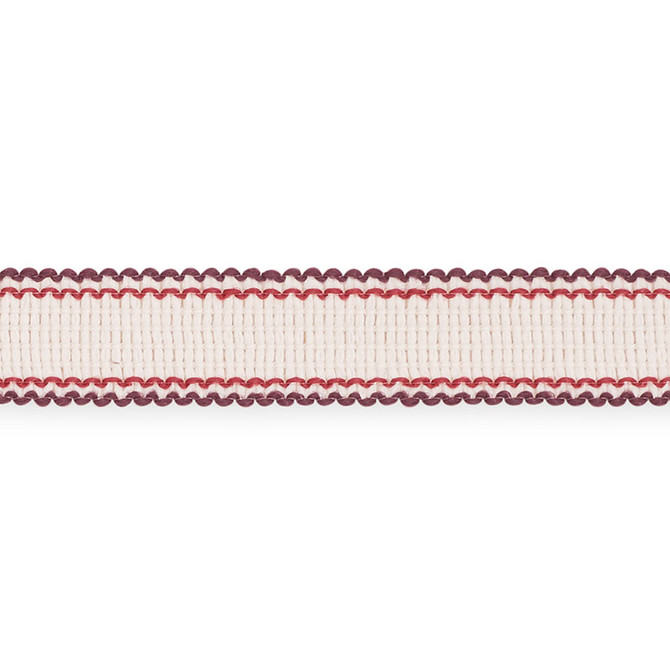 Schumacher Trim Filippa Tape Berry 73576 INDOOR/OUTDOOR II: PRINTS & WOVENS POLYOLEFIN 99% NYLON 1% UNITED KINGDOM WYZENBEEK 50,000 </p><p>Repeat: Horizontal: and Vertical: 1/8" (0CM) 0.75 - My Fabric Connection -