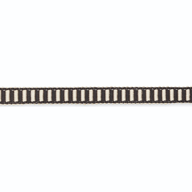 Schumacher Trim Claudine Silk Gimp 1/2" Obsidian/Pewter G500-13 SCHUMACHER TRIM PROGRAM SILK 100% UNITED STATES OF AMERICA </p><p>Repeat: Horizontal: and Vertical: 0.5 - My Fabric Connection -