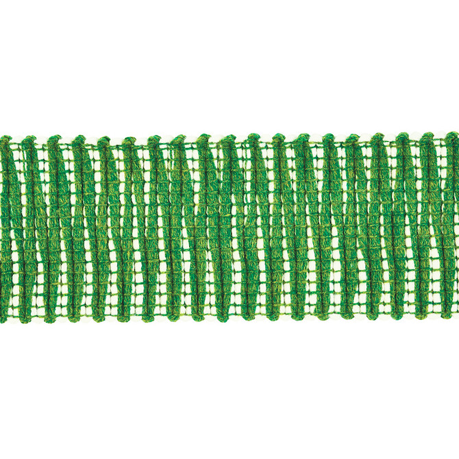 Schumacher Trim Pierce Tape Indoor/Outdoor Green 79410 INDOOR/OUTDOOR PRINTS & WOVENS V See Sample GERMANY - </p><p>Repeat: Horizontal: - and Vertical: - 1 5/8" (4CM) - My Fabric Connection -