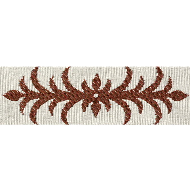 Schumacher Trim Acanthus Tape Nutmeg 75440 CELERIE KEMBLE VISCOSE 100% GERMANY </p><p>Repeat: Horizontal: 9 1/4" (24CM) and Vertical: 3.125 - My Fabric Connection -