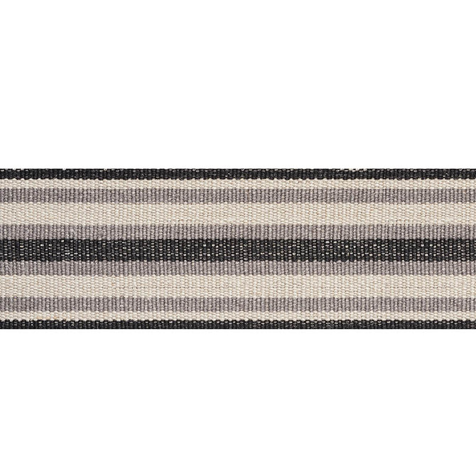 Schumacher Trim Levant Tape Charcoal 76582 WORLD VIEW LINEN 100% BELGIUM </p><p>Repeat: Horizontal: 1 3/4" (4CM) and Vertical: 2 - My Fabric Connection -