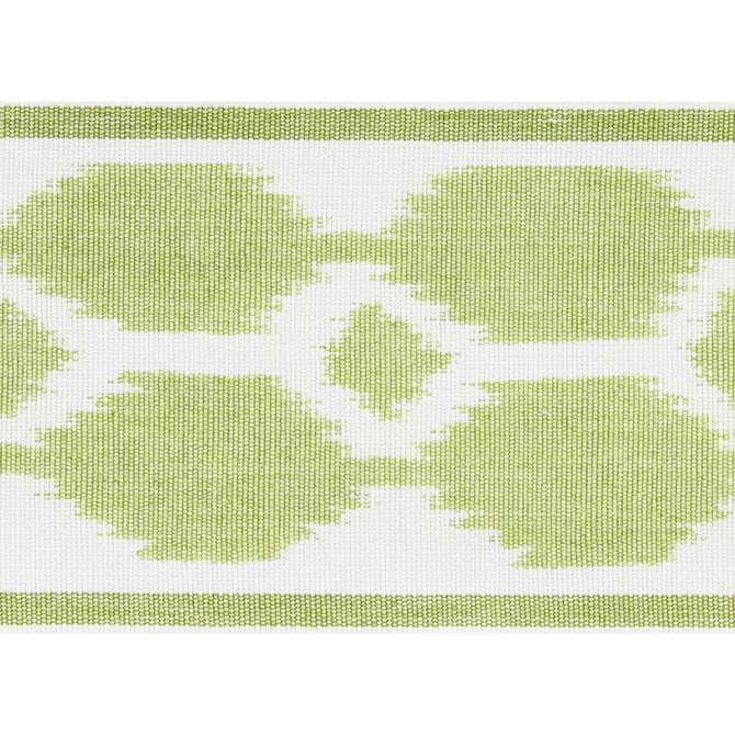 Schumacher Trim Telia Tape Leaf 73691 STATEMENT TAPES COTTON 100% INDIA </p><p>Repeat: Horizontal: 3 1/2" (9CM) and Vertical: 3" (8CM) 3.5 - My Fabric Connection -