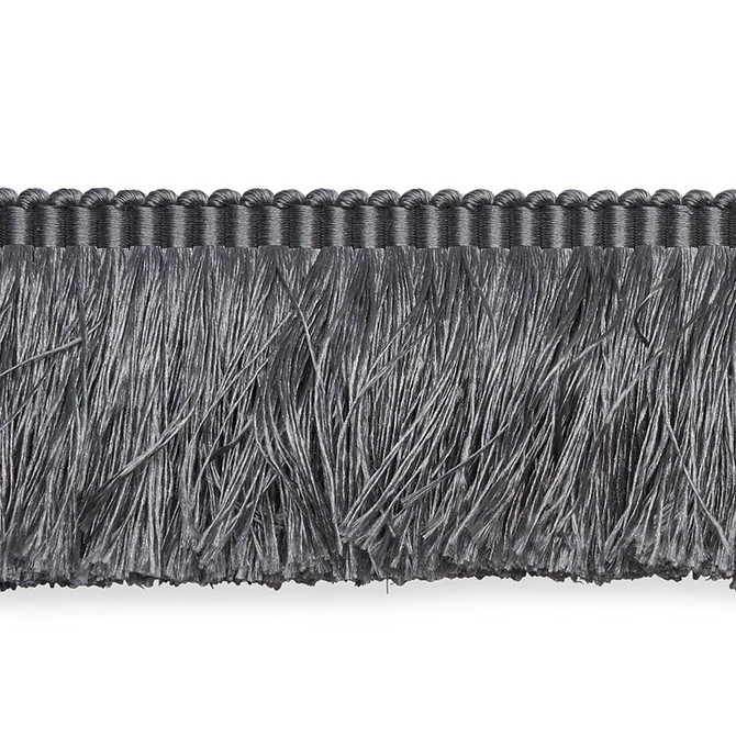 Schumacher Trim Francois Silk Brush Fringe Grey 74593 PERFECT BASICS: TRIMS & TASSELS See Sample CHINA - </p><p>Repeat: Horizontal: - and Vertical: - 1 5/8" (4CM) - My Fabric Connection -