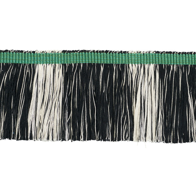 Schumacher Trim Calcada Fringe Emerald 78983 STEPHANIE SEAL BROWN TAPES See Sample UNITED KINGDOM - </p><p>Repeat: Horizontal: - and Vertical: - 3 7/8" (10CM) - My Fabric Connection -